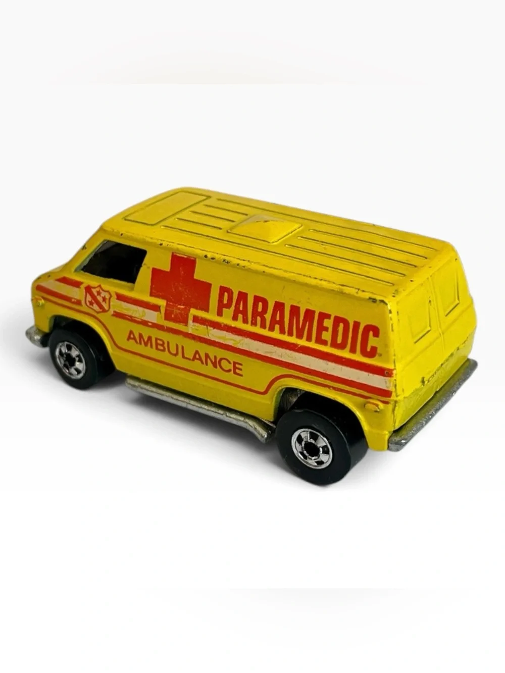 Hot Wheels Supervan Paramedic Ambulance Hong Kong Yellow Loose 1974 Blackwall